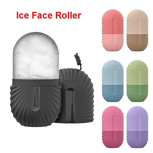 Ice Face Roller – Silicone Beauty Ice Cube for Puffiness, Pore Tightening & Skin Refresh