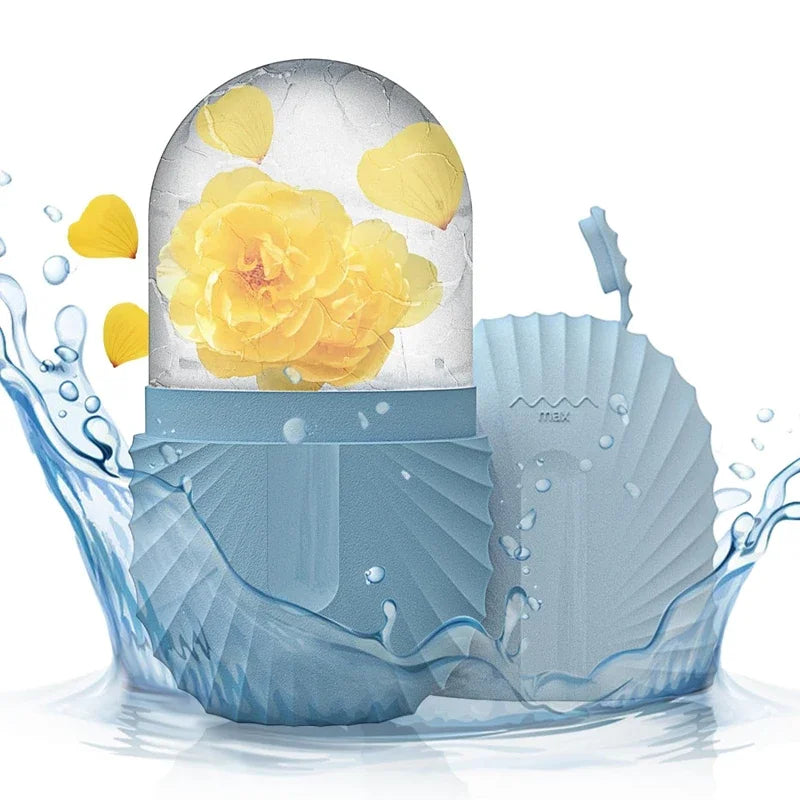 Ice Face Roller – Silicone Beauty Ice Cube for Puffiness, Pore Tightening & Skin Refresh
