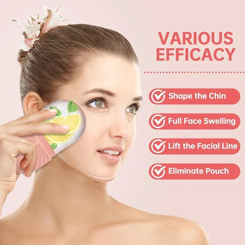 Ice Face Roller – Silicone Beauty Ice Cube for Puffiness, Pore Tightening & Skin Refresh
