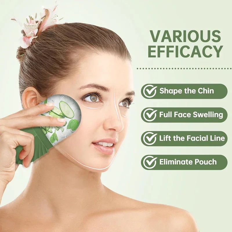 Ice Face Roller – Silicone Beauty Ice Cube for Puffiness, Pore Tightening & Skin Refresh